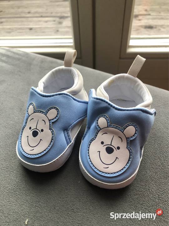 Buciki z Kubusiem Puchatkiem na rzep uniseks Kłodawa sprzedam