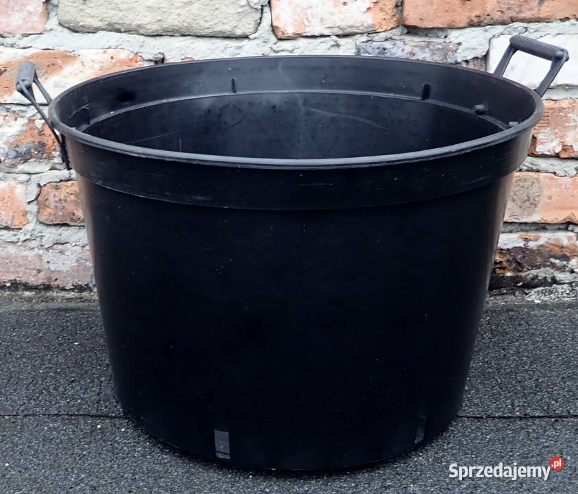 Doniczki 40L litrów z uchwytami Szerokie 46 40L Siewierz