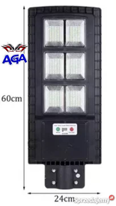 Lampa Uliczna Solar 90W 240LED Solarna Pilot Częstochowa