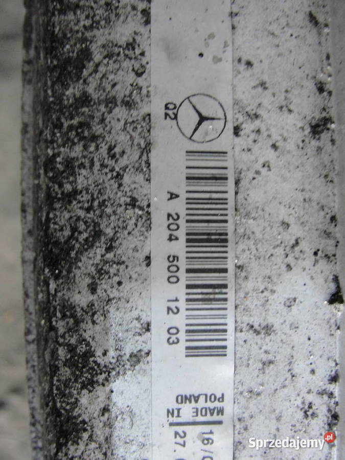 CHŁODNICA WODY MERCEDES W212 W204 W218 W221 Dąbrowa