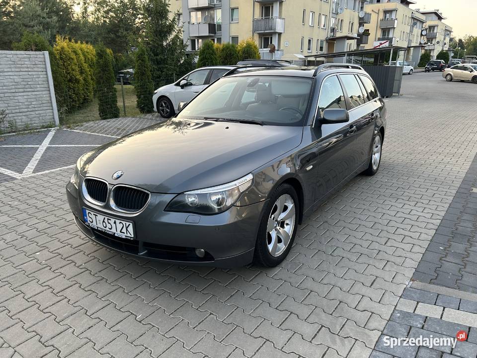 BMW Seria 5 BMW E61 520d Touring 2007 Panorama ESP Tychy