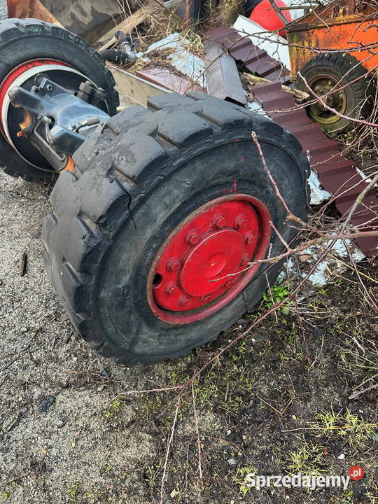 Koło pełne 25015 kompletne z felgą LINDE H40 H45 łódzkie