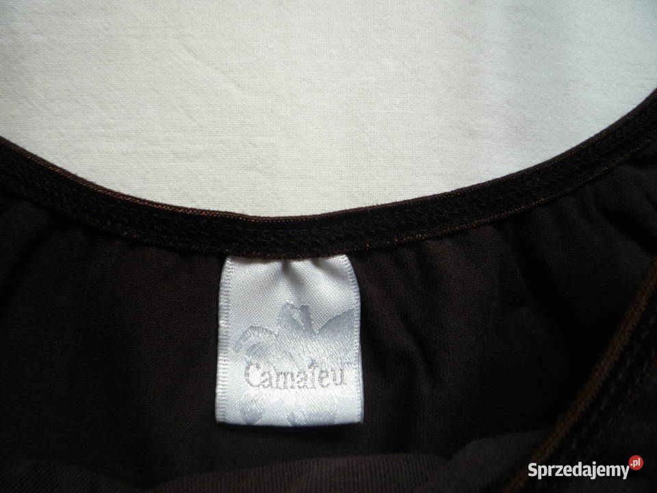 Camaieu 34XS 36S Top Brązowy Koszulka Nowa Szczecin