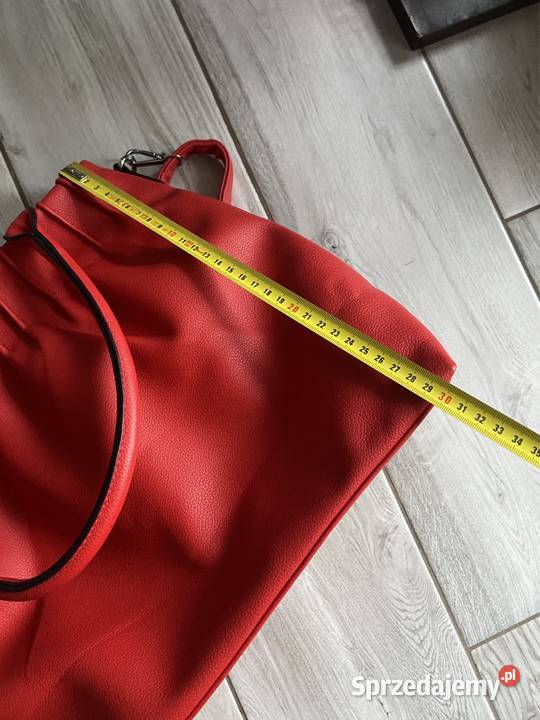 Nowa czerwona torebka pojemna nieużywana czerwony Rogoźno