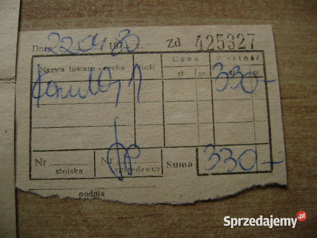 Starocie z PRL Stare dokumenty Zestaw 2 metki i Gdynia