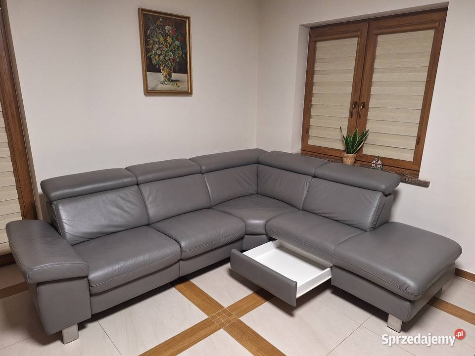 Narożnik wypoczynek skórzany skóra naturalna małopolskie