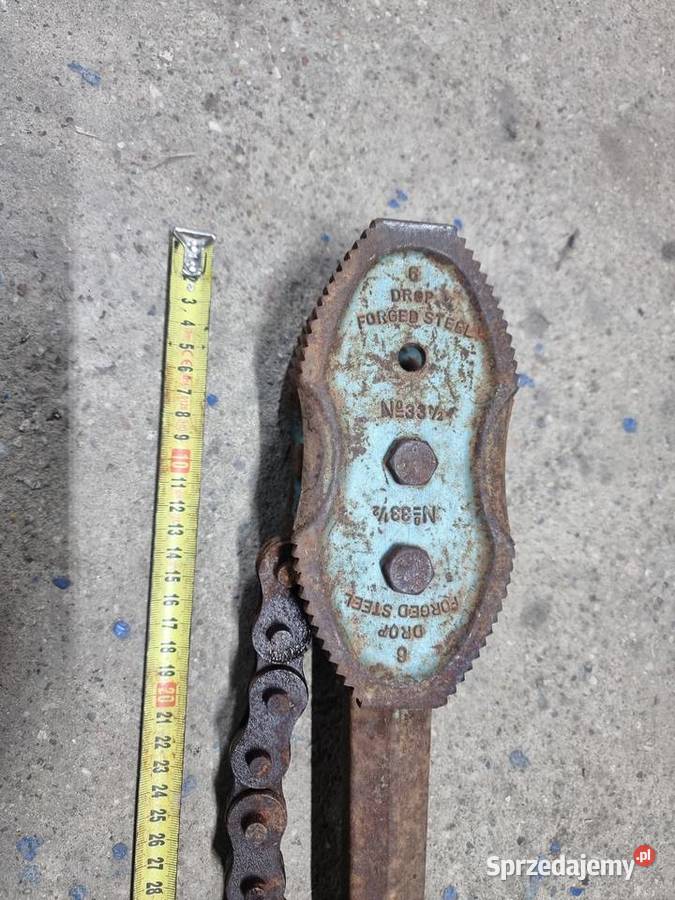 Klucz łańcuchowy do rur 1do 6 hartowany wielkopolskie