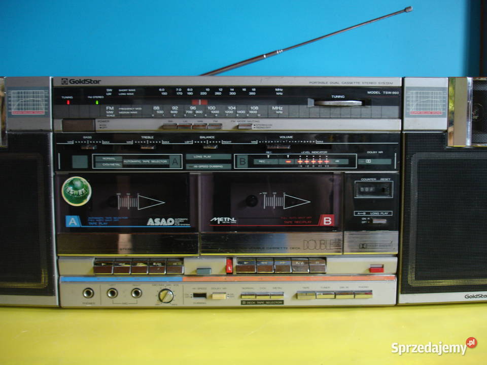 Radiomagnetofon GOLDSTAR TSW960