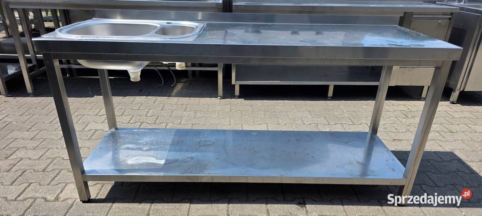 Zlew Gastro 2 komorowy z Półką 1706085 M938 N