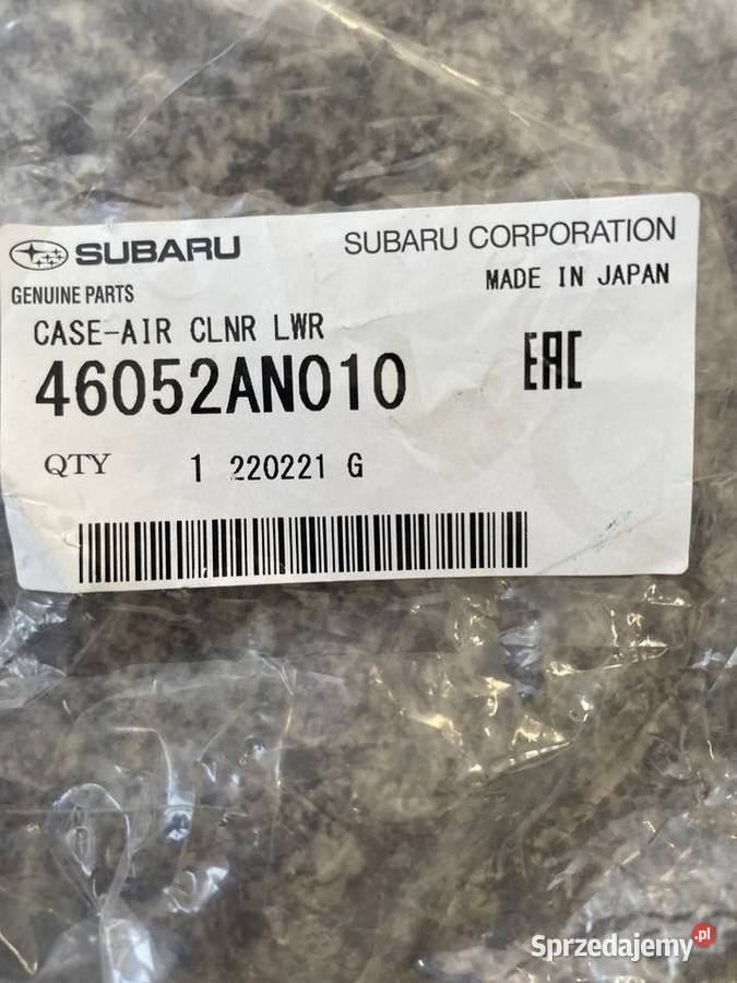 Obudowa filtra powietrza Subaru 46052AN010 osobowe Warszawa