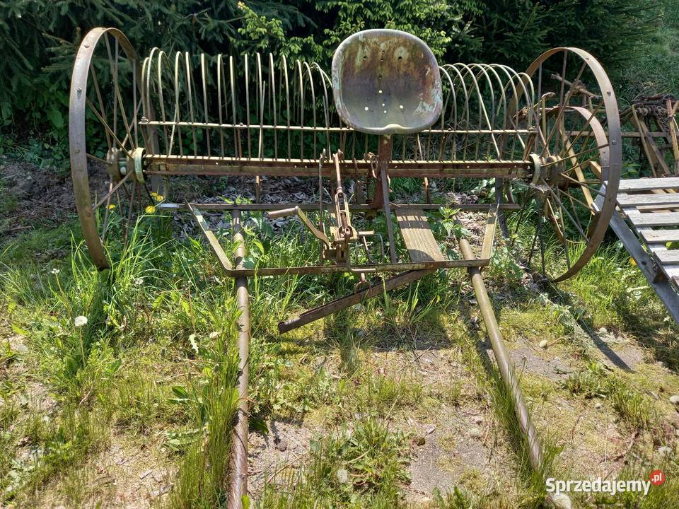 Zgrabiarka do siana i przetrząsarka konna nieuszkodzony Duszniki-Zdrój