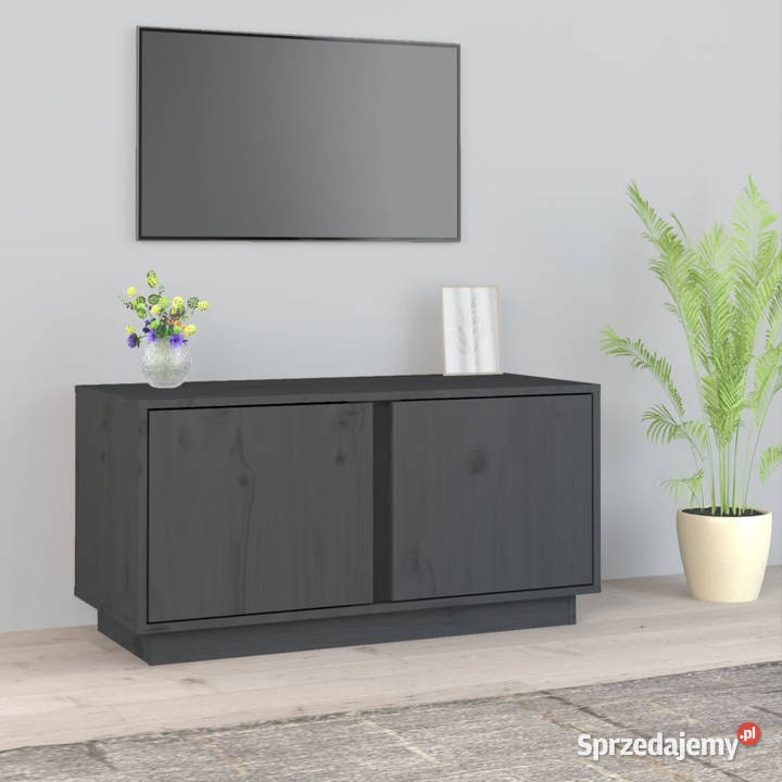Szafka pod telewizor szara 80x35x405 lite drewno Warszawa sprzedam