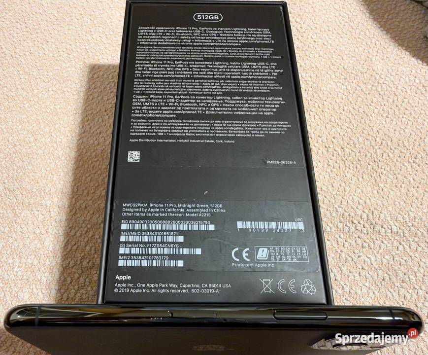 iPhone 11Pro 512 zielony 93 BAT