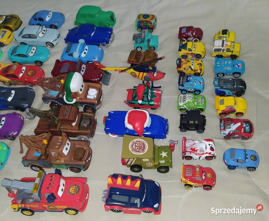 Disney Pixar Cars Auta Mattel 55 sztuk Samochody i pojazdy