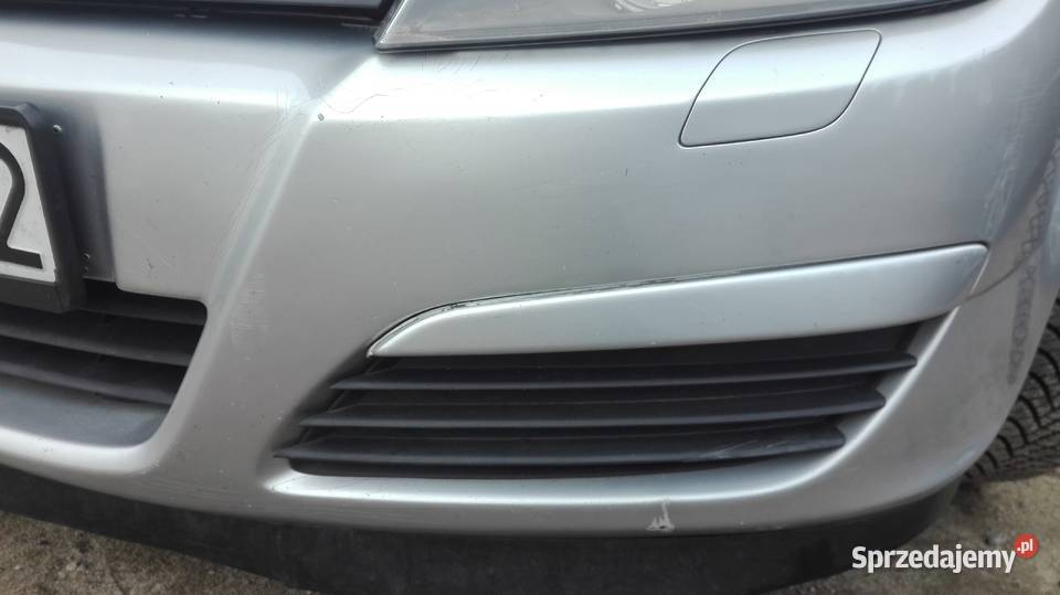 Zderzak przedni astra h opel srebrnykombi coupe osobowe Suskowola