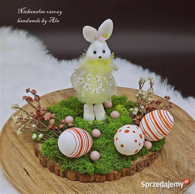 Stroiki Wielkanoc ozdoby prezent ikebana drewno Kutno sprzedam