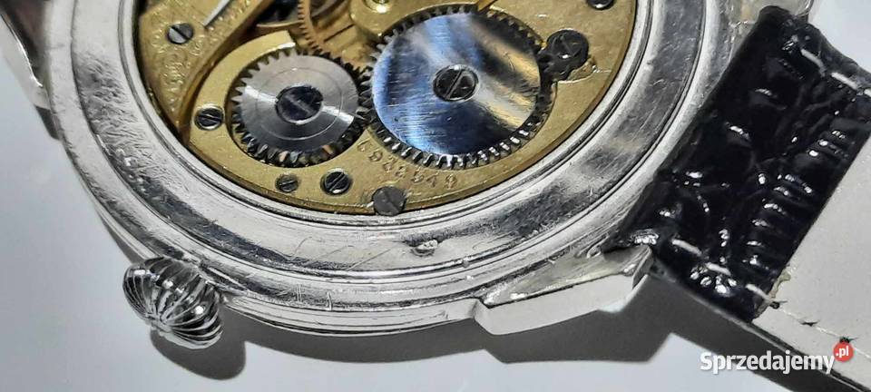 Zegarek Omega Pasówka czarna w srebrze K1600 Zegarki i Biżuteria Warszawa