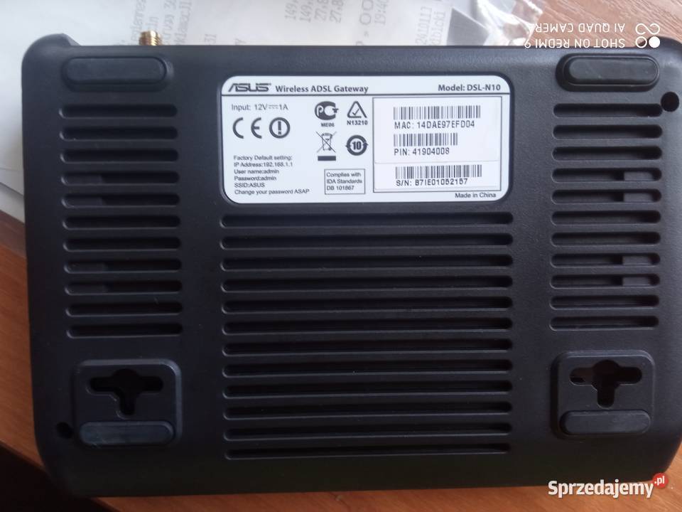 Router Asus Dsln10 modem Szczecin