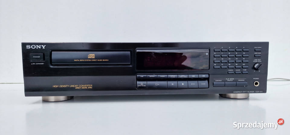 Sony odtwarzacz kompakt CD player CDP 411 CDP411 Międzychód