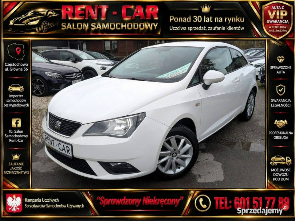 Seat Ibiza 12i60OPŁACONY serwisowany w ASO Częstochowa