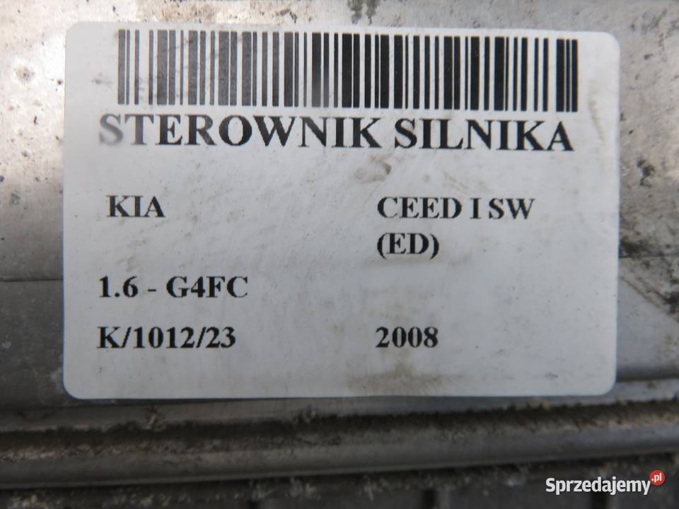 STEROWNIK KIA CEED I 16 391102B500 0261201324 Części samochodowe