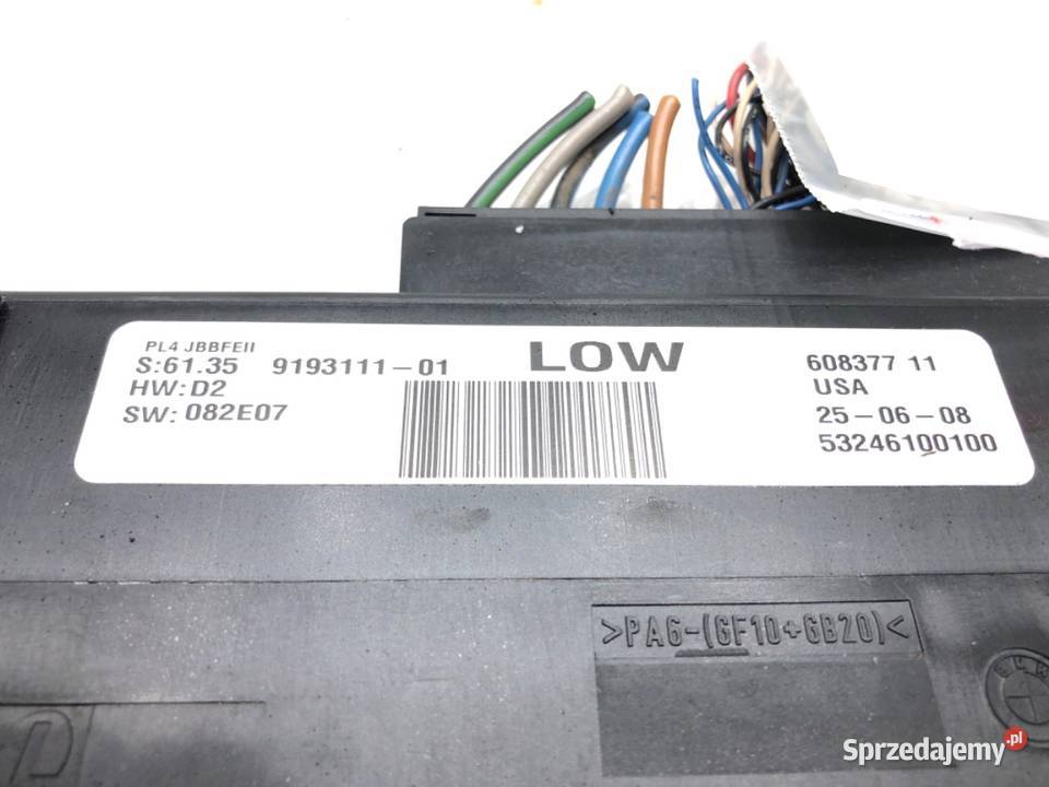 MODUŁ KOMFORTU BMW E71 9193111 SUV 0714 sprzedam