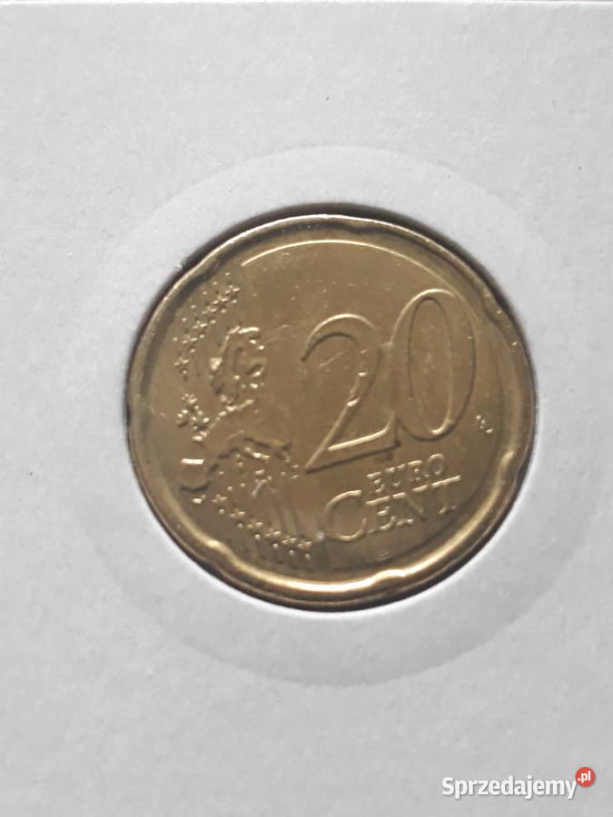20 Eurocentów Belgia 2002 r 2006 r 2008 r wielkopolskie Konin