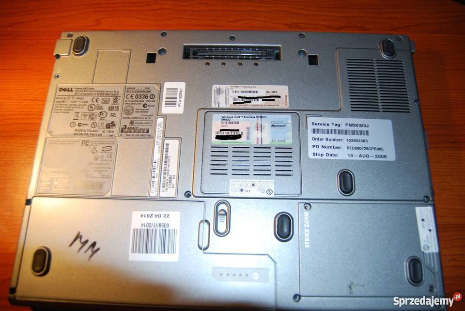 DELL D830 T7500 2Gb RAM 80GB HDD 15-15.9" kujawsko-pomorskie Janikowo