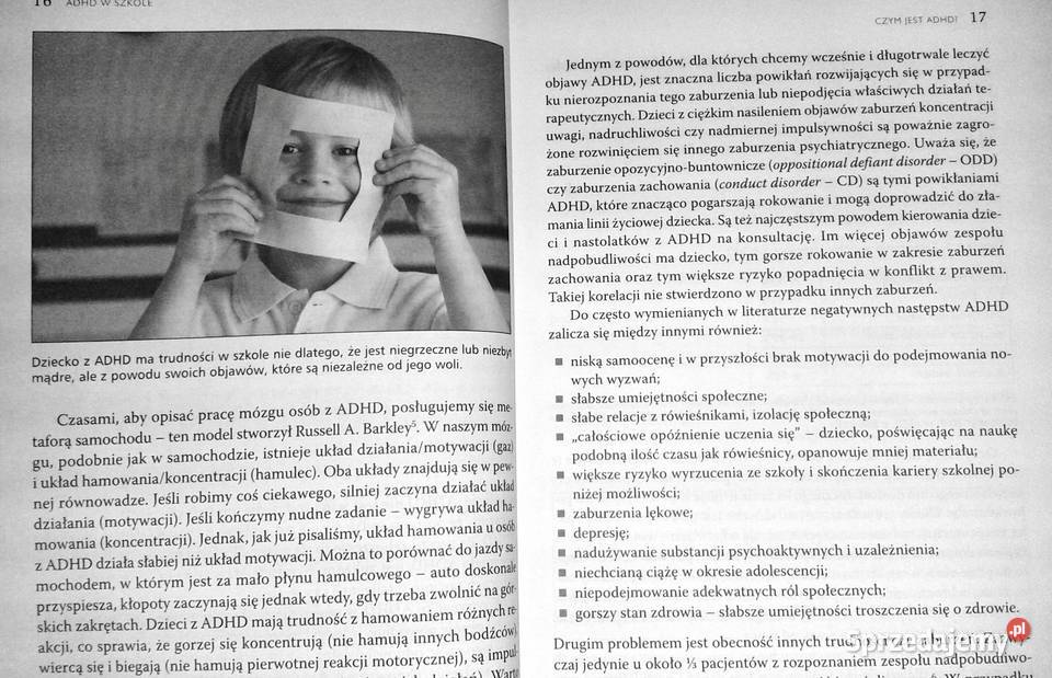 ADHD w szkole Marta Jerzak Artur Kołakowski Rok wydania 2015 lubelskie Chełm