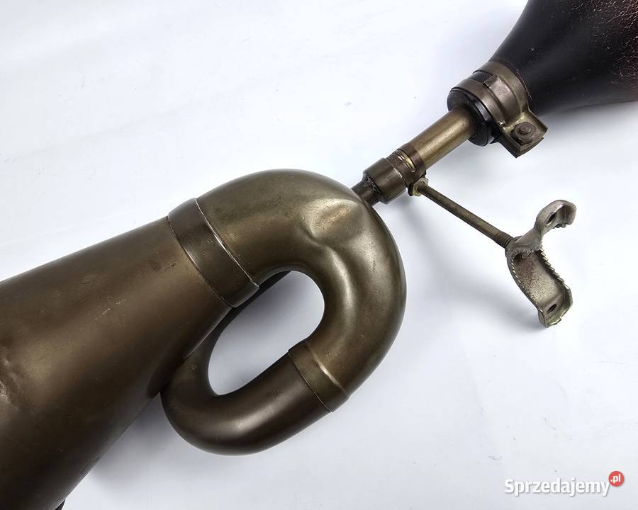 Klakson do zabytkowych aut sygnowany Francja Bronisze