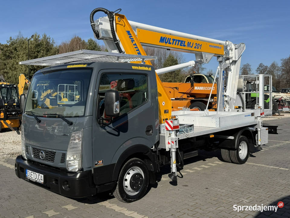 Nissan Cabstar Zwyżka Podnośnik Koszowy Multitel Motoryzacja świętokrzyskie Widełki sprzedam