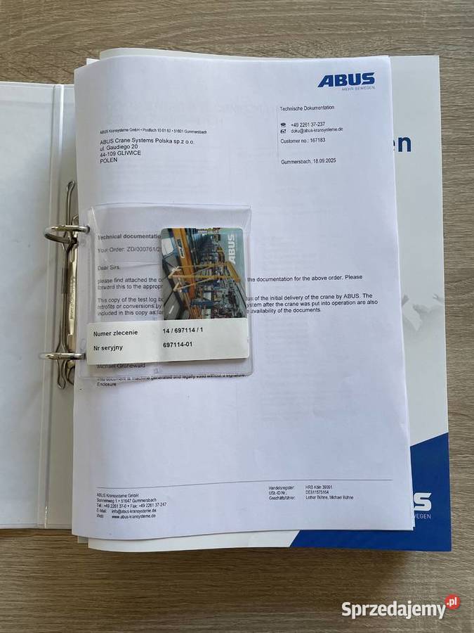 Wciągnik 32T ABUS suwnica wciągarka elektrowciąg Olkusz