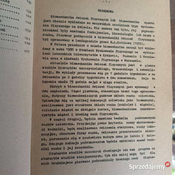 Zarys biomechaniki książki wysyłka Trójmiasto Książki i Podręczniki