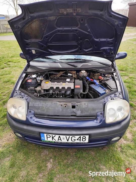 Renault clio ii 12 16v lpg nowe oc przegląd Zarejestrowany w Polsce Dzbanki