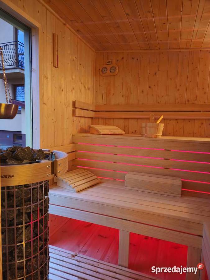 Sauna ogrodowa Premium izolowana z Przedsionkiem Domki drewniane Płock