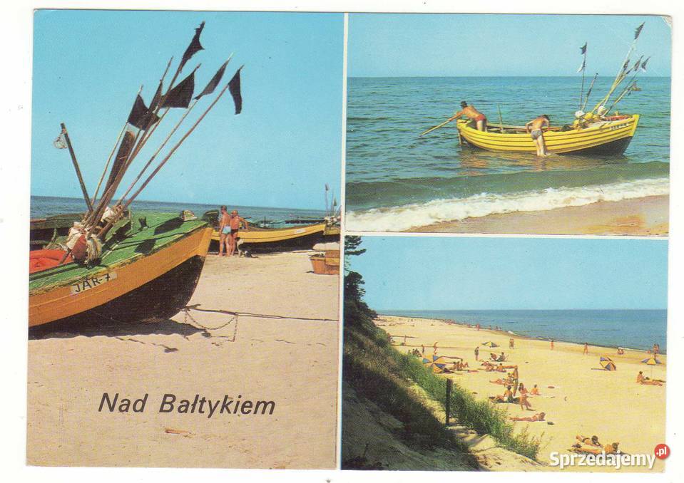 MORZE BAŁTYCKIE BAŁTYKIEM POCZTÓWKA Krynki sprzedam