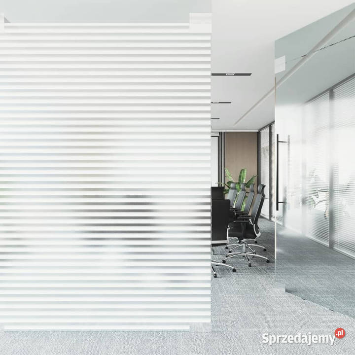 Folia okienna matowa wzór żaluzjowy 45x500 PVC mazowieckie Warszawa
