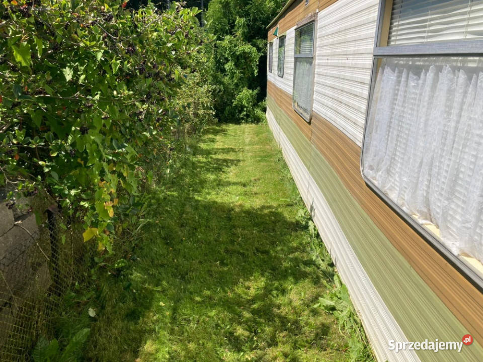 Działka ROD z przyczepą morzem zachodniopomorskie Niekłonice