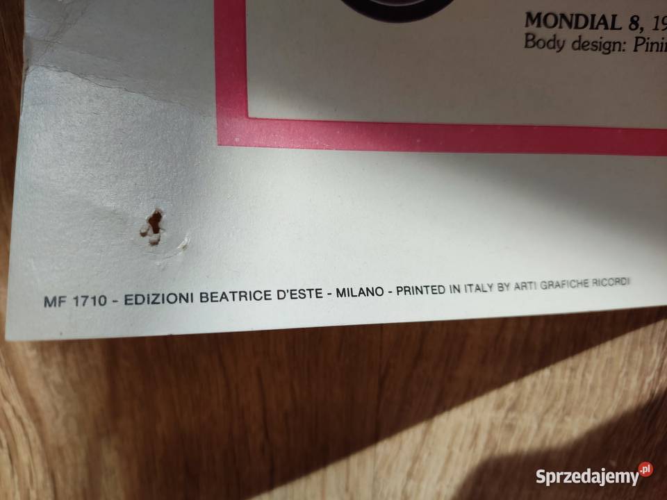Plakat Ferrari a legend 68x98 Głuchołazy