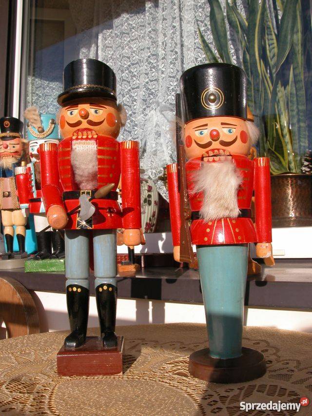 dziadek do orzechów stary rękodzieło 2 sztuki lubuskie Gorzów Wielkopolski