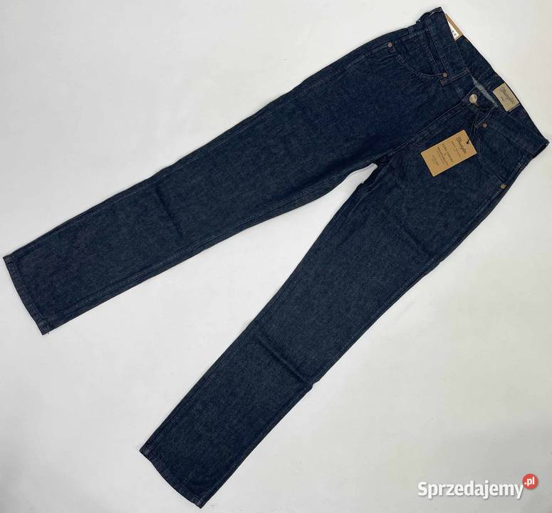 Spodnie męskie jeansy Wrangler Greensboro Dark świętokrzyskie