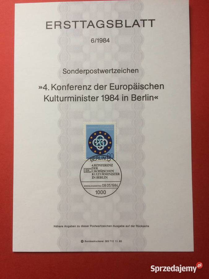 557 Niemiecki Specjalny Znaczek Pocztowy zachodniopomorskie