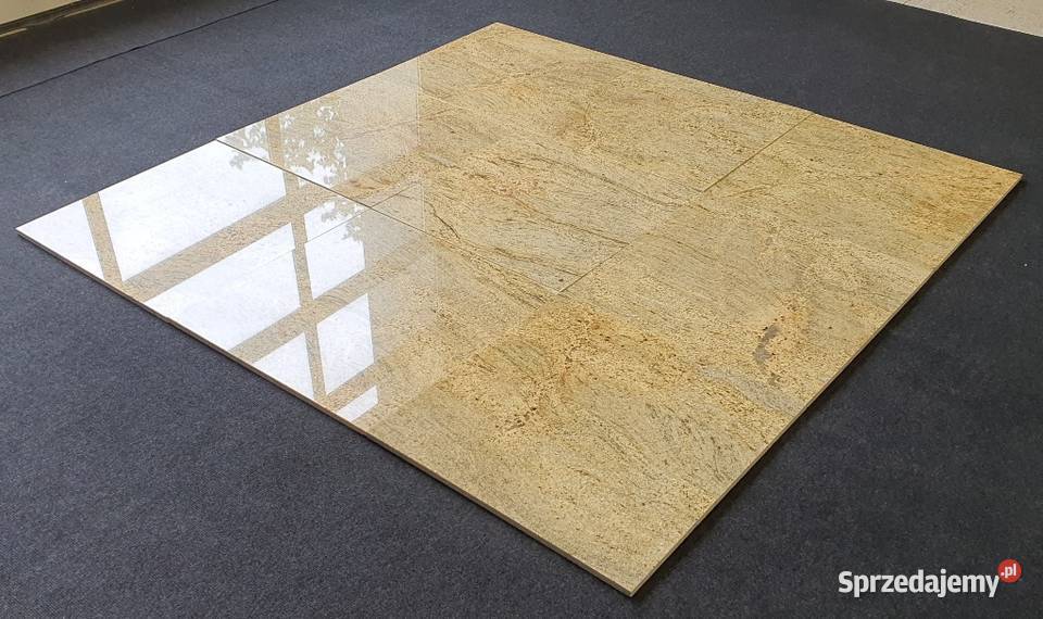 Płytki złote z kamienia naturalnego Madura duży Bielawa