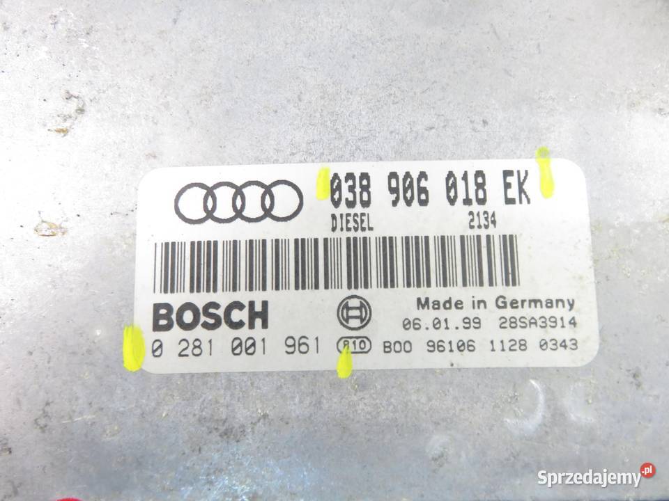 STEROWNIK AUDI A4 8D2 B5 19 TDI 110 AFN
