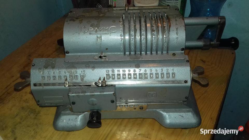 FELIKS M Kalkulator mechaniczny Poznań sprzedam