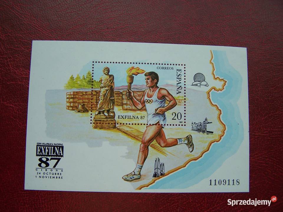 Hiszpania 1987 MNH Sport Wystawa Filatelistyczna Filatelistyka Tychy