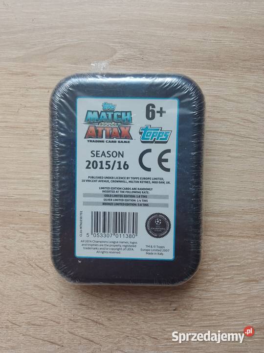 Puszka karty piłkarskie Match Attax 20152016 Pozostałe Pozostałe Chrzanów