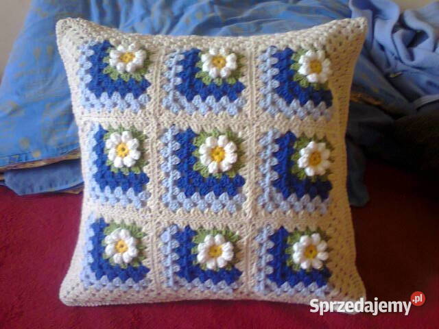 Poszewka kwiaty stokrotki margaretki na Bielsko-Biała sprzedam