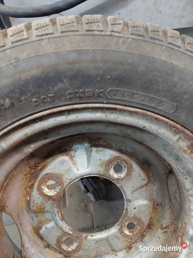 Kolo Felga Opona Trabant 4JX13 15570R13 DDR PRL Kłobuck sprzedam
