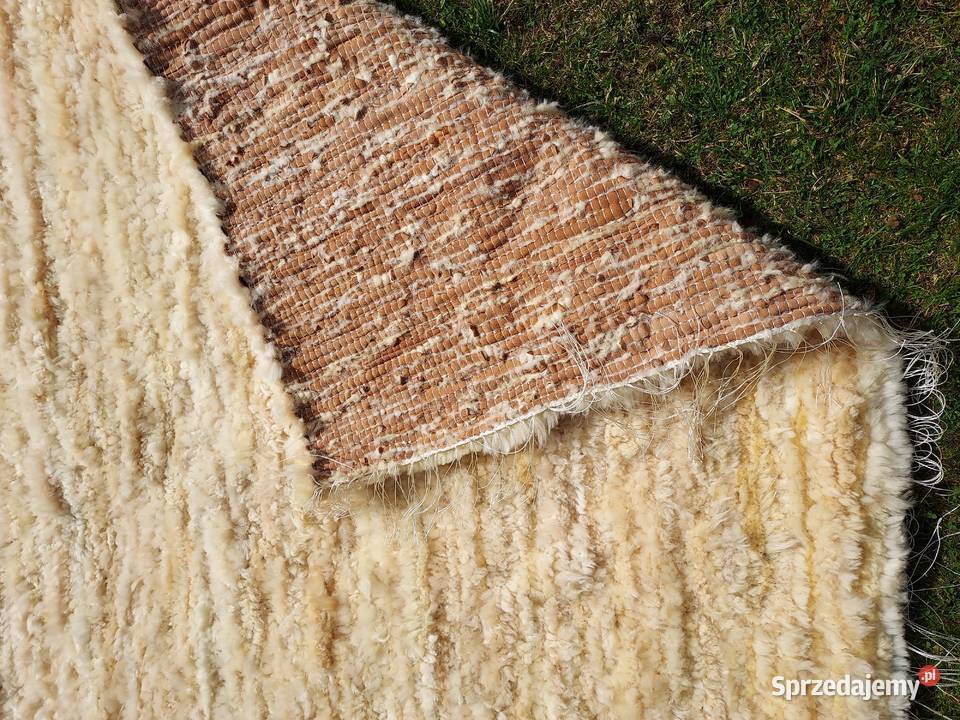 Skórzany Dywan z Wełny Owczej 200x200 Dywan ze Szaflary sprzedam